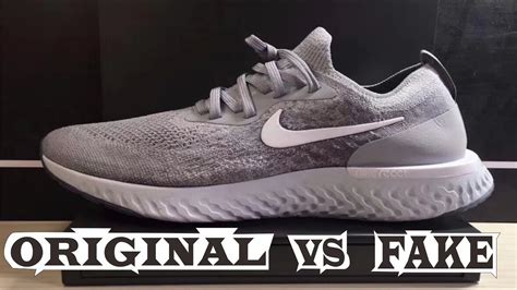 nike epic react fake vs real|epic react flyknit 2 review.